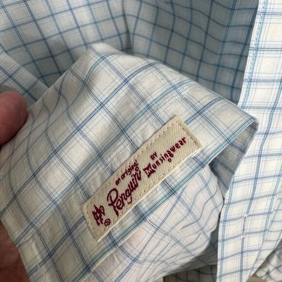 Original Penguin Shirt Mens XXL Button Down Plaid Heritage Slim Fit - Picture 6 of 12